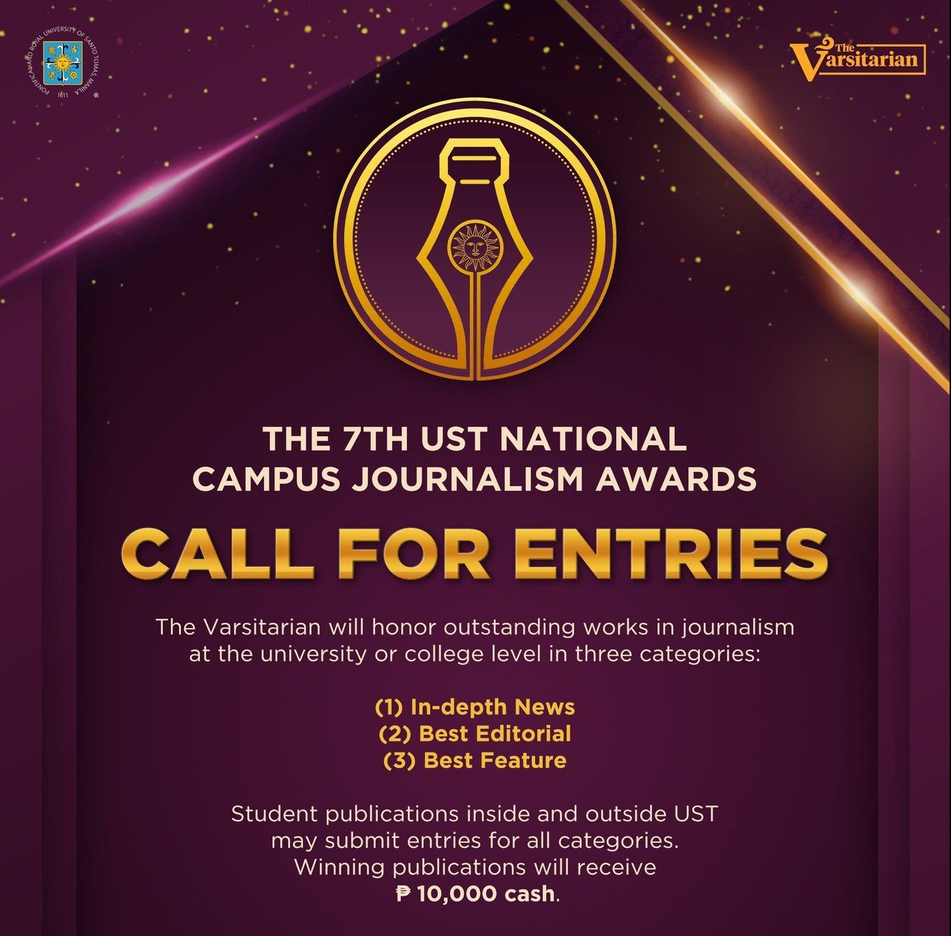 Nat’l campus journ awards now accepting entries