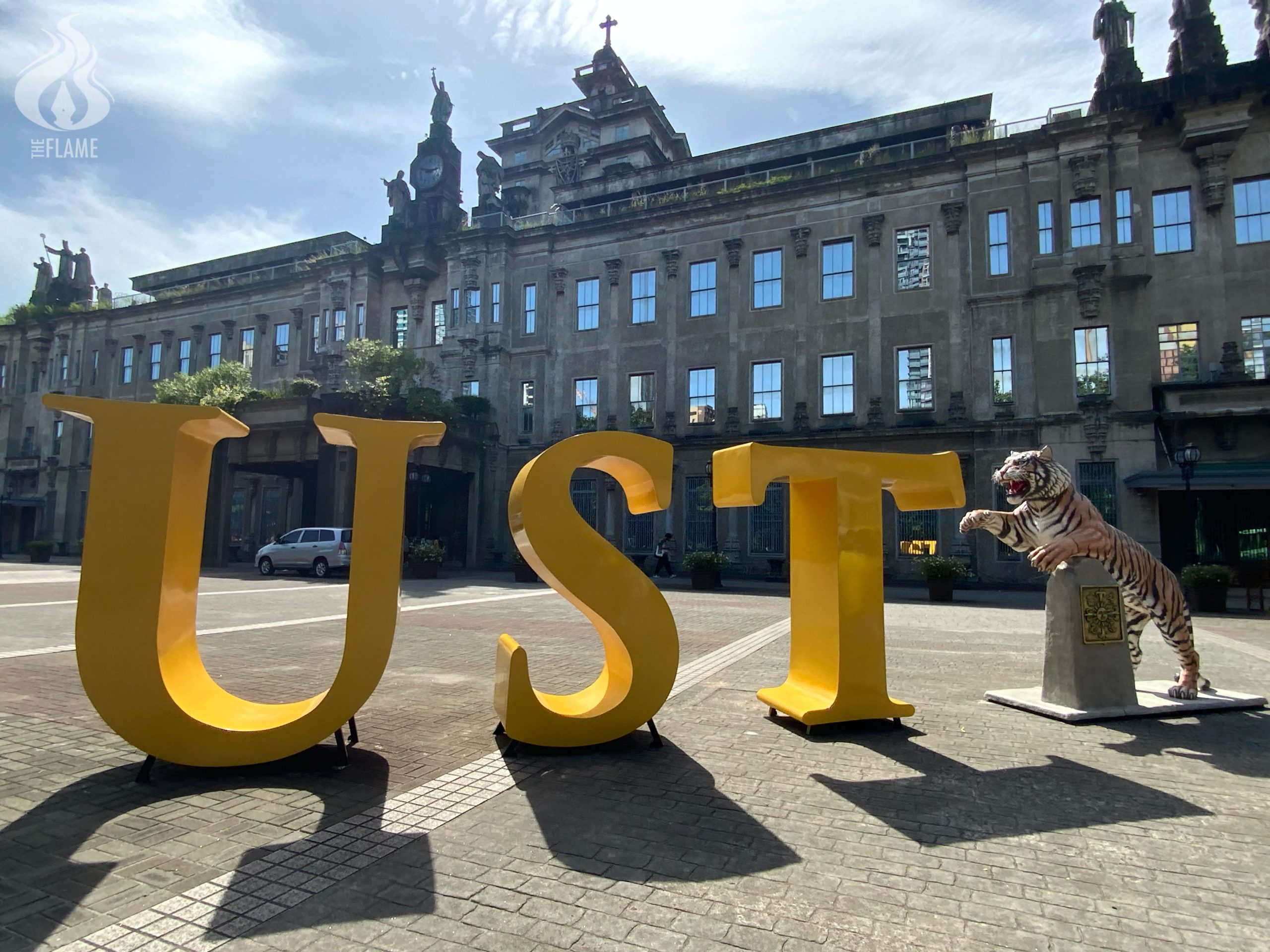 A new Thomasian symbol pounces: UST unveils new tiger and block lettering