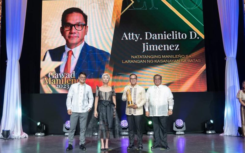 Artlets professor honored in 2023 Gawad Manileño