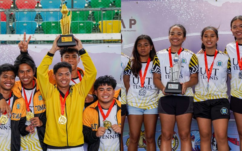 UST Male Tennisters reign supreme; Female Tennisters settle for silver in UAAP Finals