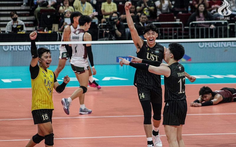 Golden Spikers sweep struggling UP Fighting Maroons, maintain Final Four push