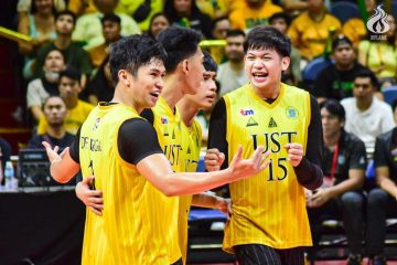 UST Golden Spikers reach finals at the expense of top-seed FEU Tamaraws