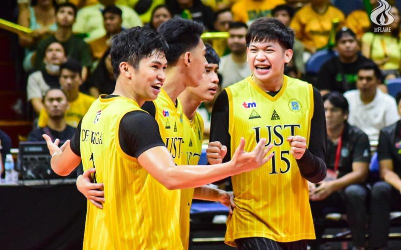 UST Golden Spikers reach finals at the expense of top-seed FEU Tamaraws