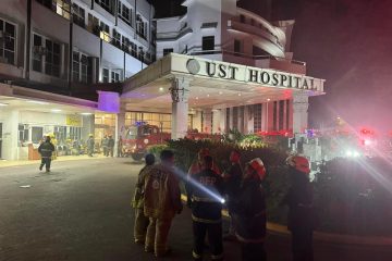 No fire, just smoke at UST Hospital, BFP investigator says