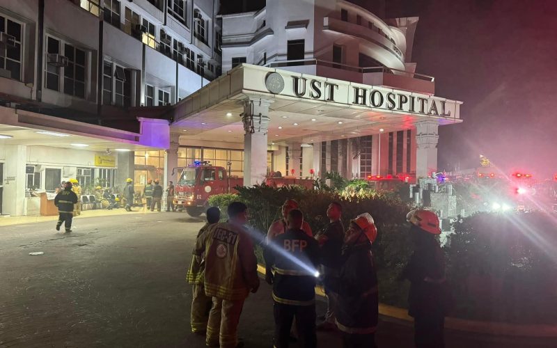 No fire, just smoke at UST Hospital, BFP investigator says