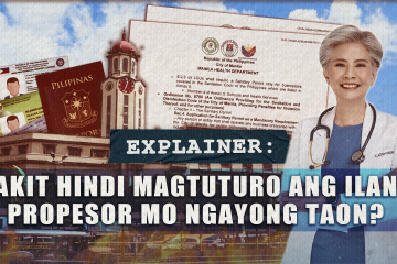 Bakit hindi magtuturo ang ilang prof mo ngayong taon?