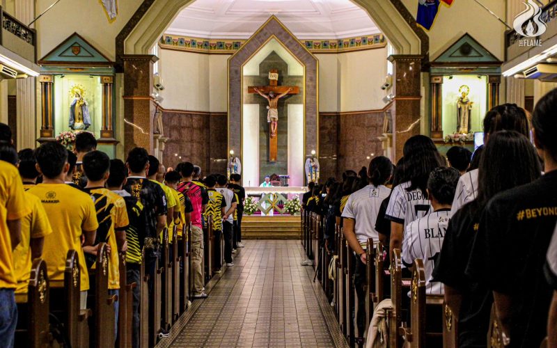 Thomasian athletes told to pursue ‘spiritual congruence’ in upcoming UAAP games