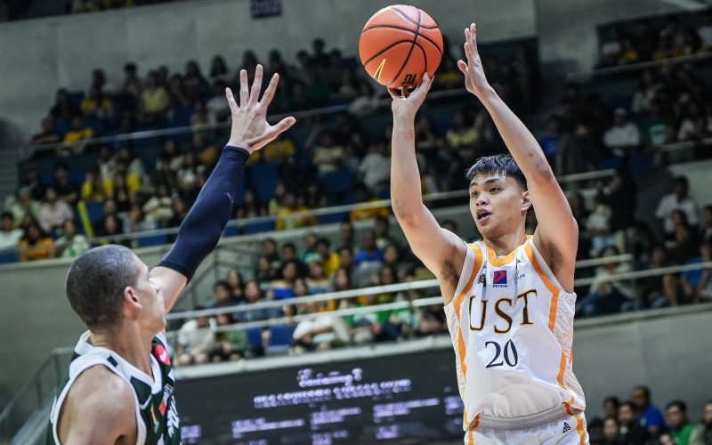 What UST rookies Acido, Danting aim to refine after their 21-point loss to DLSU