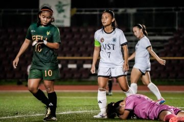 UST Lady Booters succumb to defending champs FEU Lady Booters