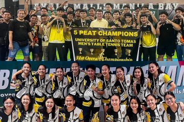 UST snatches golden double in table tennis tilt