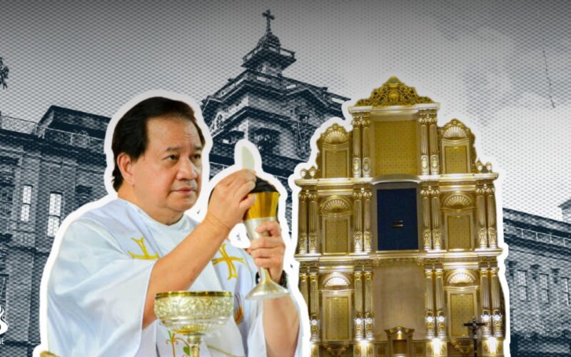 Thomasian priest leads recreation of pre-war retablo of the shrine of Sampaloc’s patroness