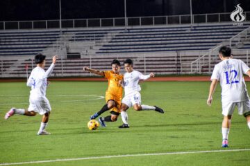 Golden Booters miss podium after yielding to league-best Blue Eagles