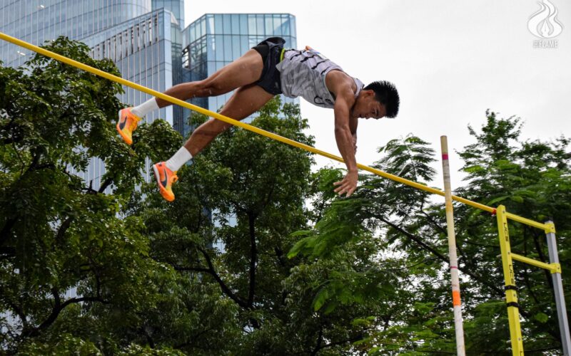Three Tiger Tracksters clinch medals in Makati pole vault meet