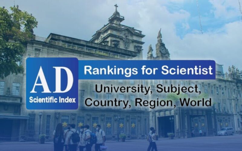 UST still 6th among PH research institutions, posts lower subject rankings in 2026 AD Scientific Index