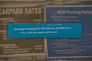 UST Carpark to charge P1,000 for overnight parking under new management