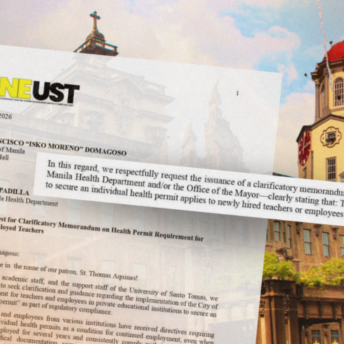 UST workers groups urge Manila to issue memo on amended health permit policy