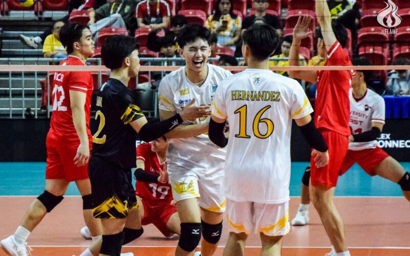 Golden Spikers roll past UE at homecourt for third straight dub