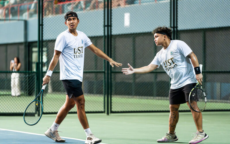 UST Male Tennisters edge reigning champs Bulldogs to clinch twice-to-beat edge