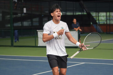 UST Male Tennisters blank league-best Fighting Maroons to close in on 17th crown