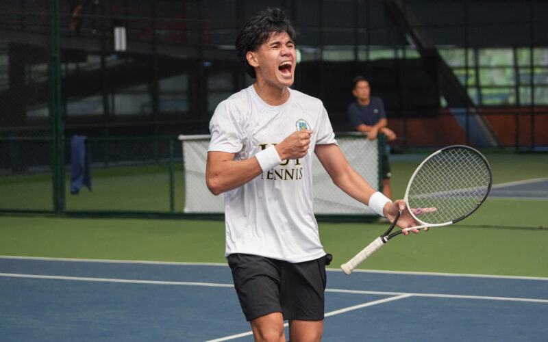 UST Male Tennisters blank league-best Fighting Maroons to close in on 17th crown