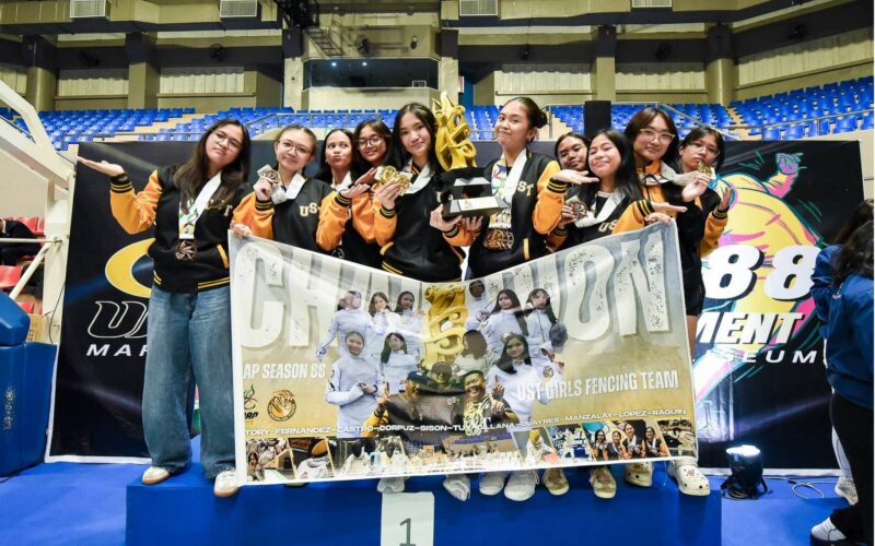 UST Junior Lady Fencers capture maiden gold after ending UE’s 11-year reign