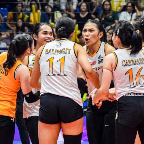 Lady Falcons deny Tigresses’ revenge bid, sweep UST anew in second round