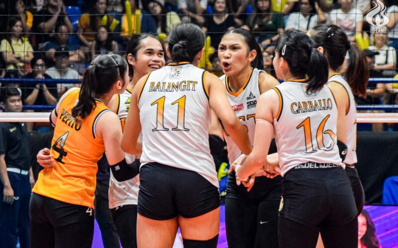 Lady Falcons deny Tigresses’ revenge bid, sweep UST anew in second round