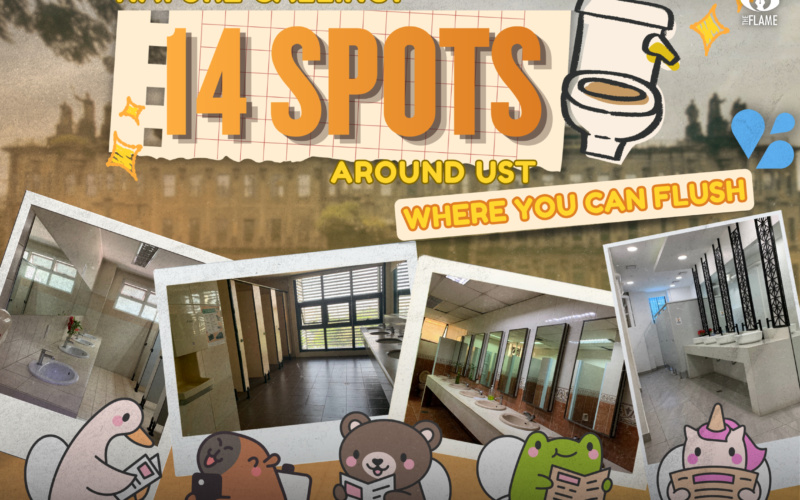 Nature calling? We are flexing 14 spots around UST where you can flush