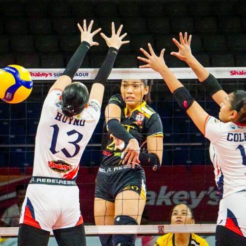 Golden Tigresses sweep Letran for third straight SSL win 
