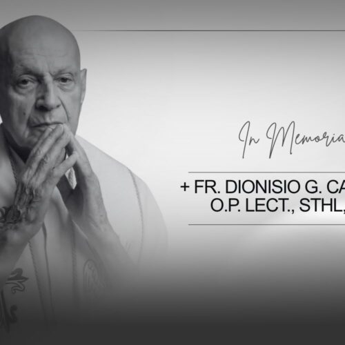 Former UST administrator Fr. Dionisio Cabezon, O.P. dies at 95