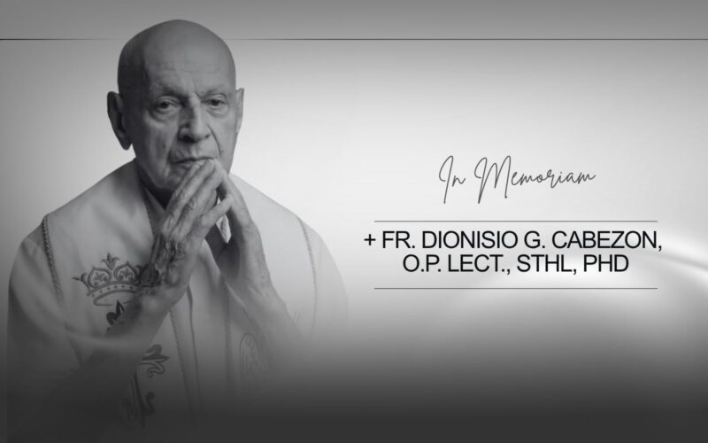 Former UST administrator Fr. Dionisio Cabezon, O.P. dies at 95