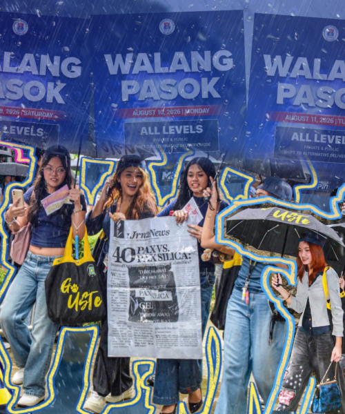 Monsoon rains cause delays but fail to dampen spirit of UST welcome rites