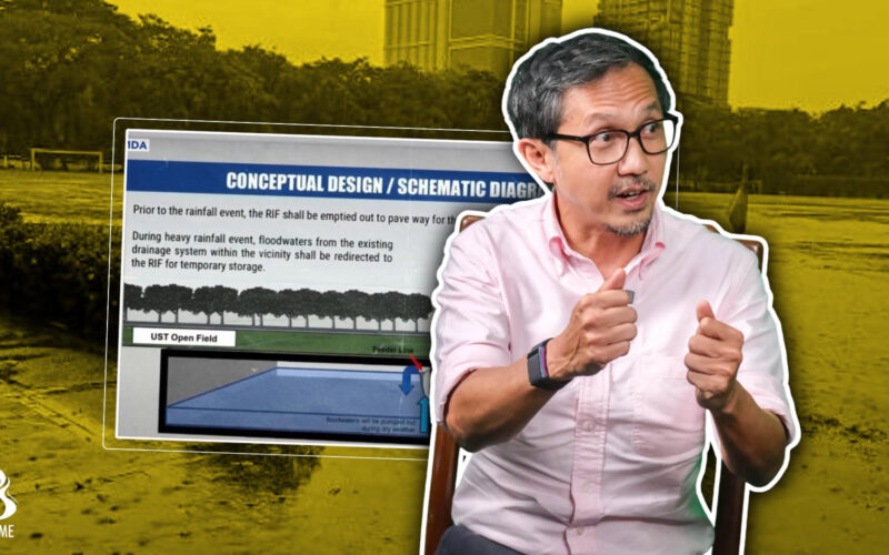 DPWH still open to proposed catchment basin inside UST to solve flooding woes