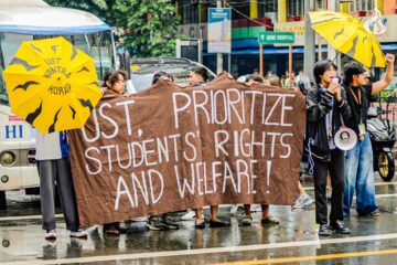 Activists urge UST to defend right to protest as students face charges over PAF exhibit rally