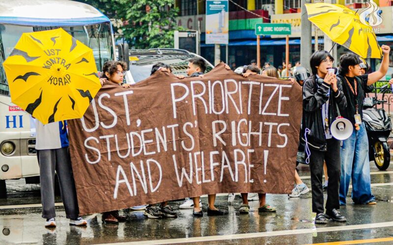 Activists urge UST to defend right to protest as students face charges over PAF exhibit rally
