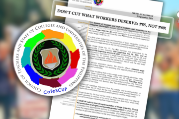 Faculty unions slam new NCR wage order, seeks full implementation of previous wage hike