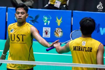 Tiger Shuttlers fall to defending champions Blue Eagles