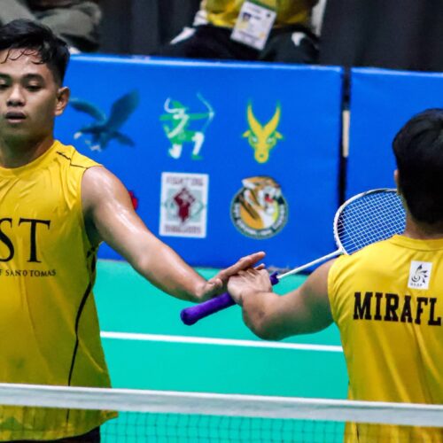 Tiger Shuttlers fall to defending champions Blue Eagles