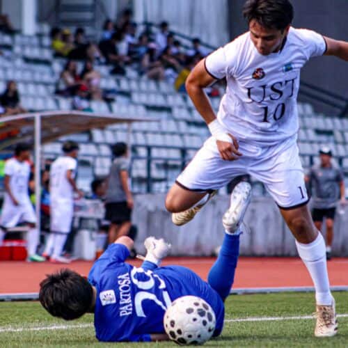 Golden Booters storm past Blue Eagles for first win