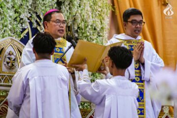 Continue emulating Mary’s trust in God despite doubts to bring Jesus to others, Cubao bishop says during La Naval feast